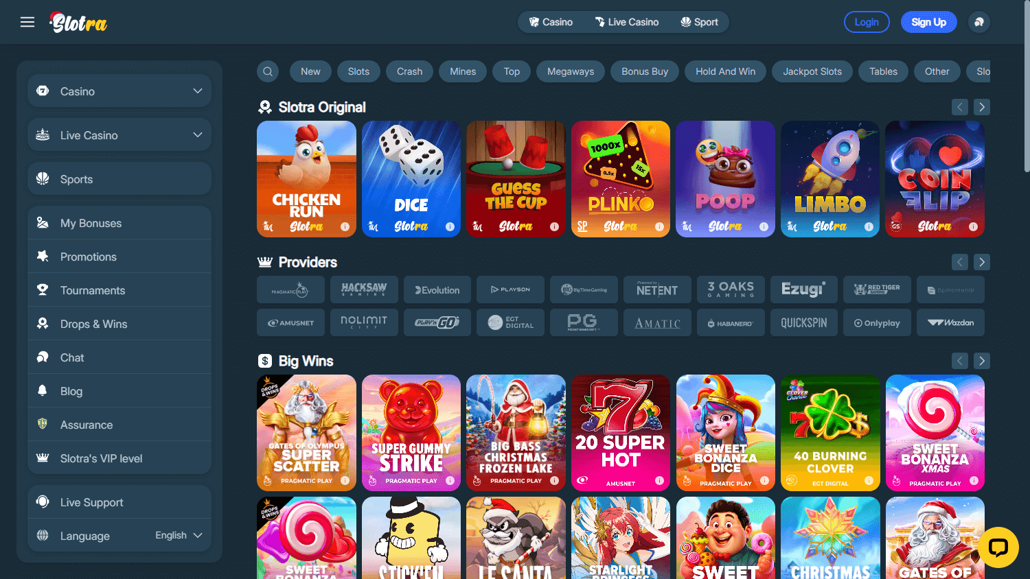 slotra_casino_homepage_desktop