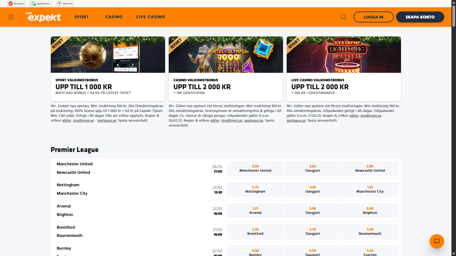 expekt_casino_se_homepage_desktop