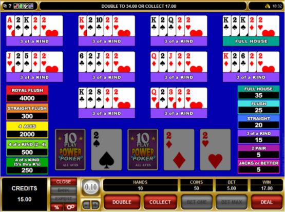 Multi-Hand Video Poker