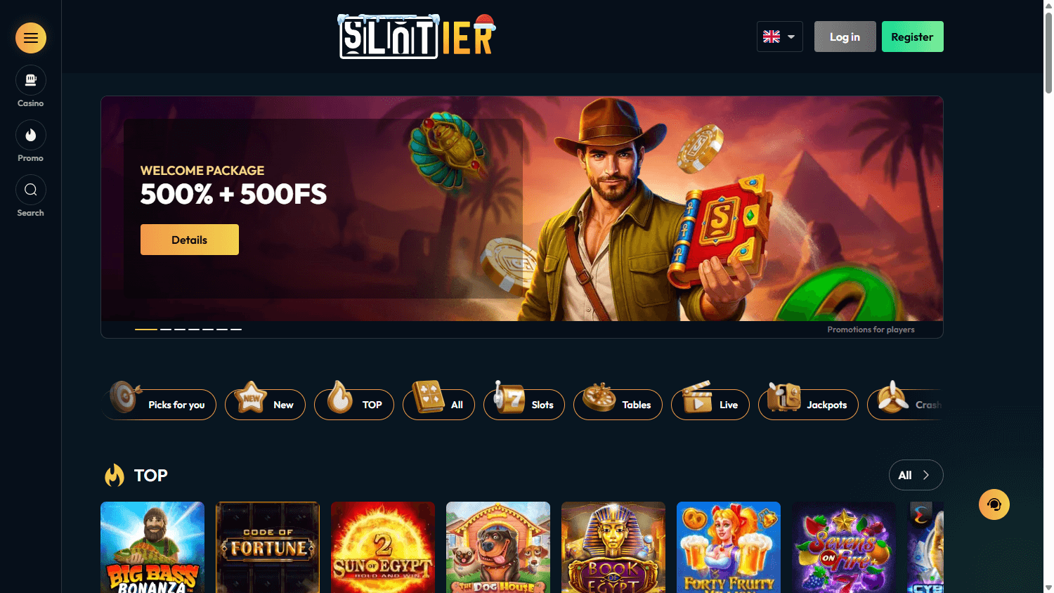slotier_casino_homepage_desktop