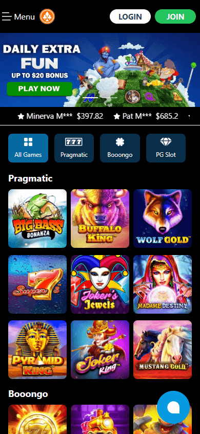 betflux_casino_homepage_mobile