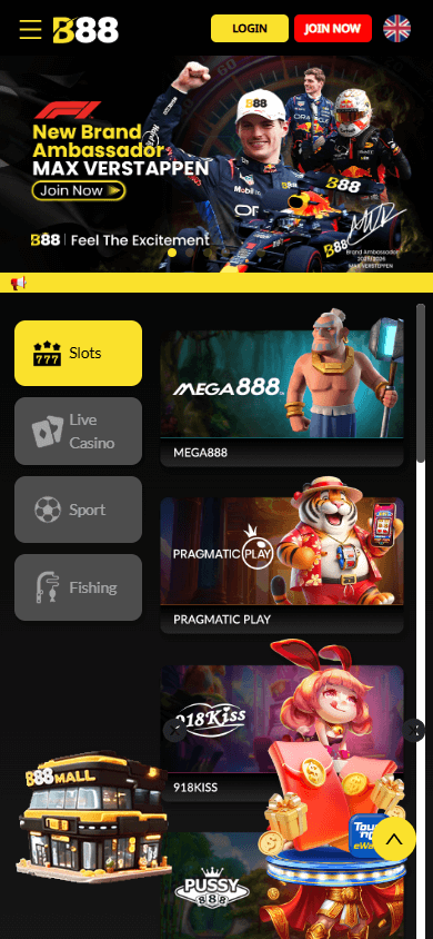 b88_casino_homepage_mobile