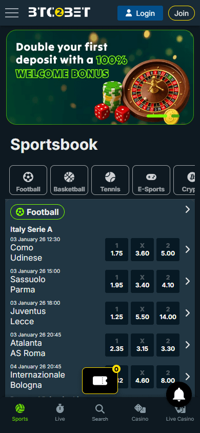 btc2bet_casino_homepage_mobile