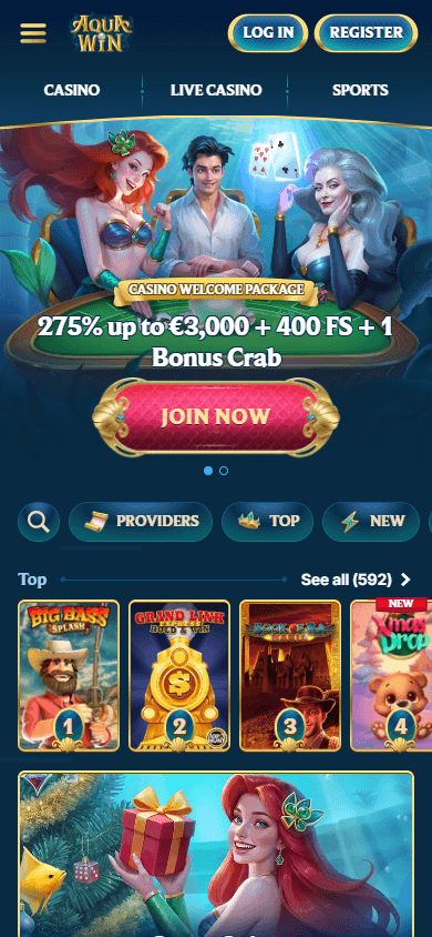 aquawin_casino_homepage_mobile