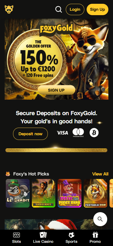 foxygold_casino_homepage_mobile