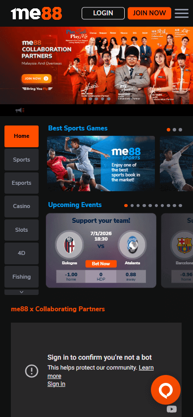 me88_casino_homepage_mobile