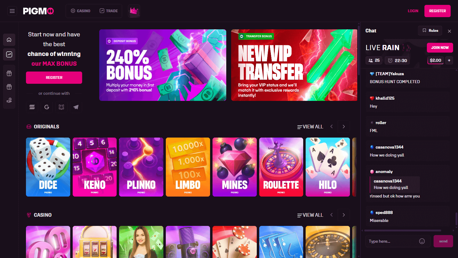 pigmo_casino_homepage_desktop