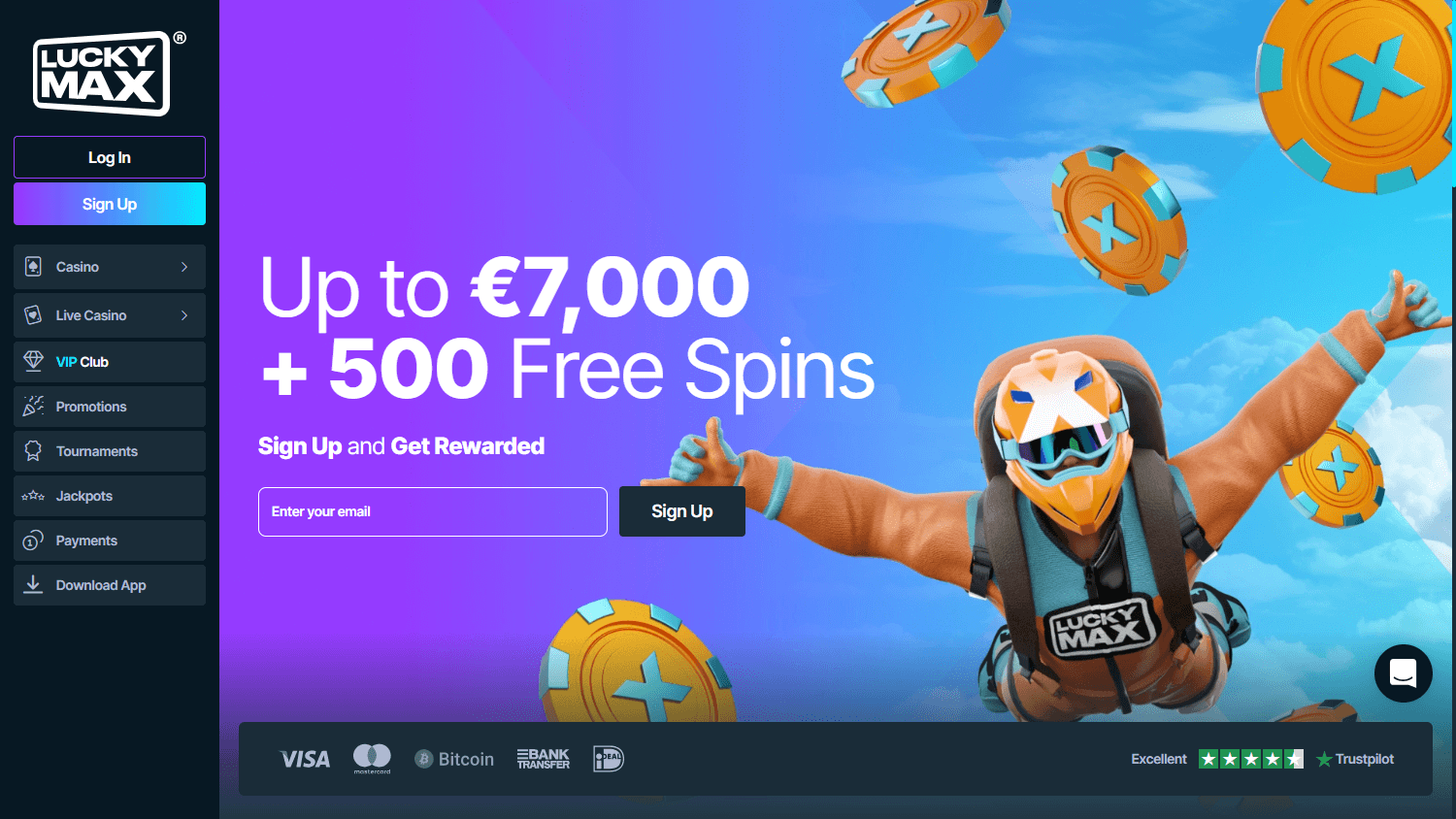 luckymax_casino_homepage_desktop