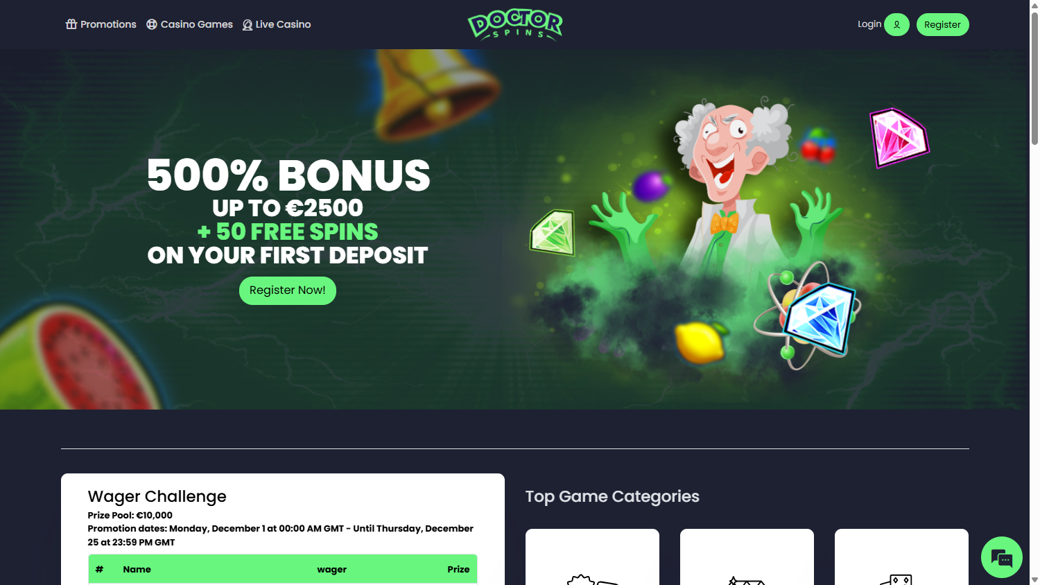 doctor_spins_casino_homepage_desktop