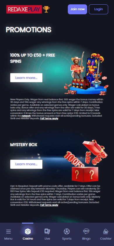 RedAxePlay_Casino_promotions_mobile