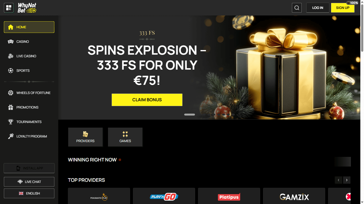 whynotbet_casino_homepage_desktop