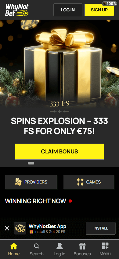 whynotbet_casino_homepage_mobile