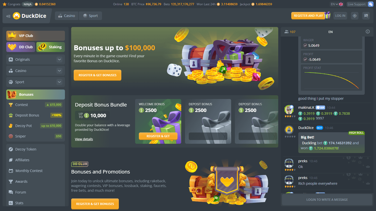 duckdice_casino_promotions_desktop