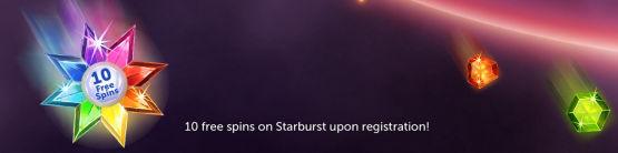 Free Spins for Starburst Promotion