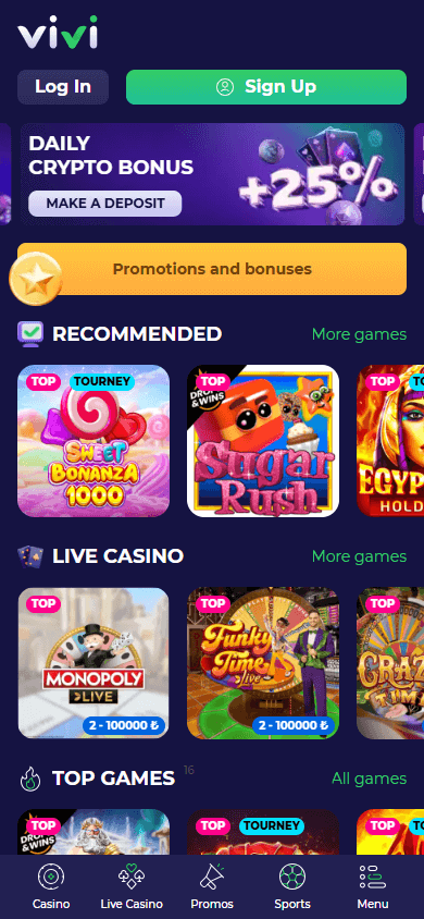 vivi_casino_homepage_mobile
