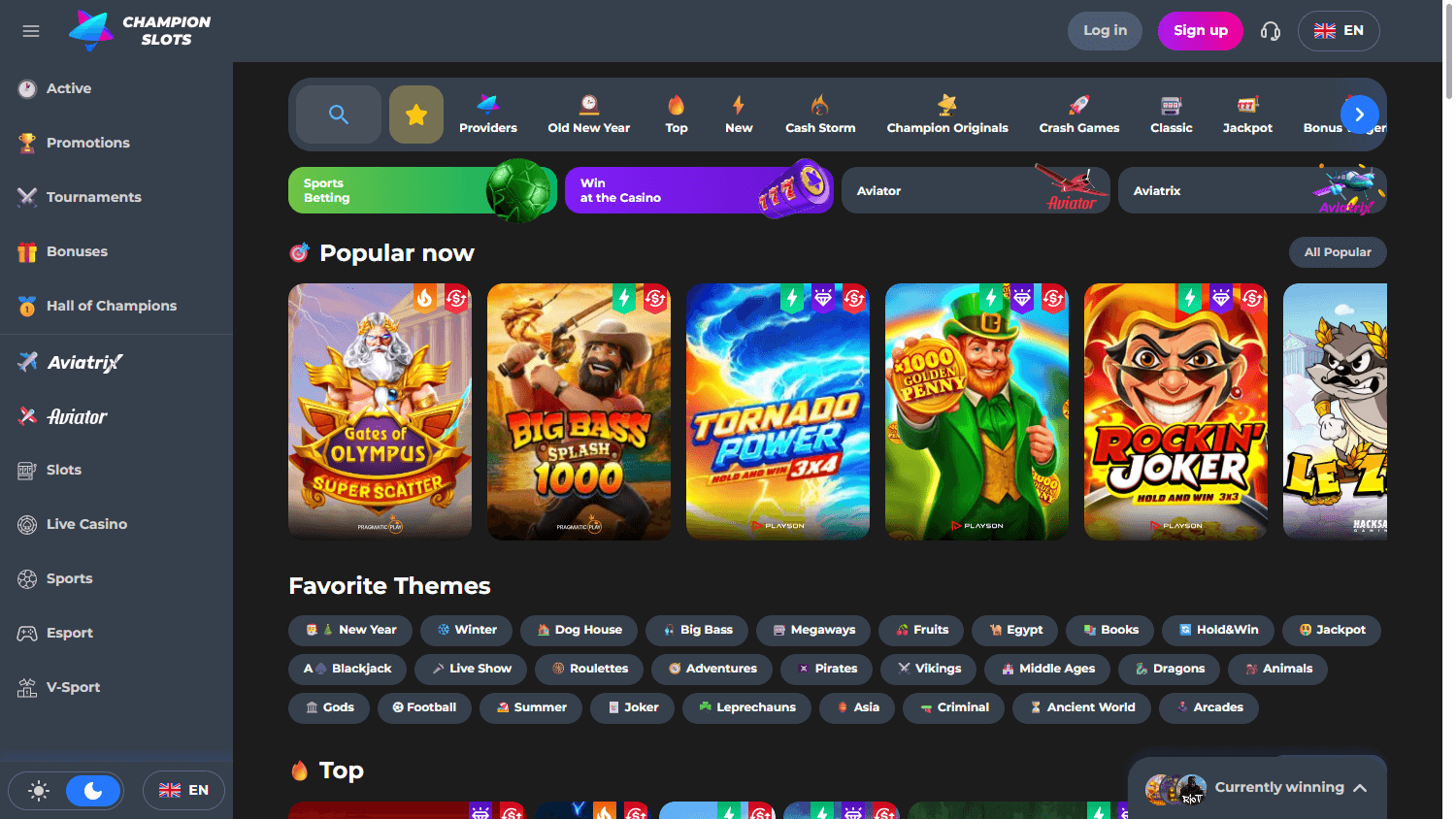 Champion_Slots_Casino_homepage_desktop