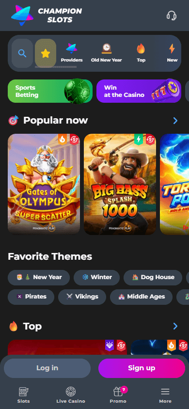 Champion_Slots_Casino_homepage_mobile