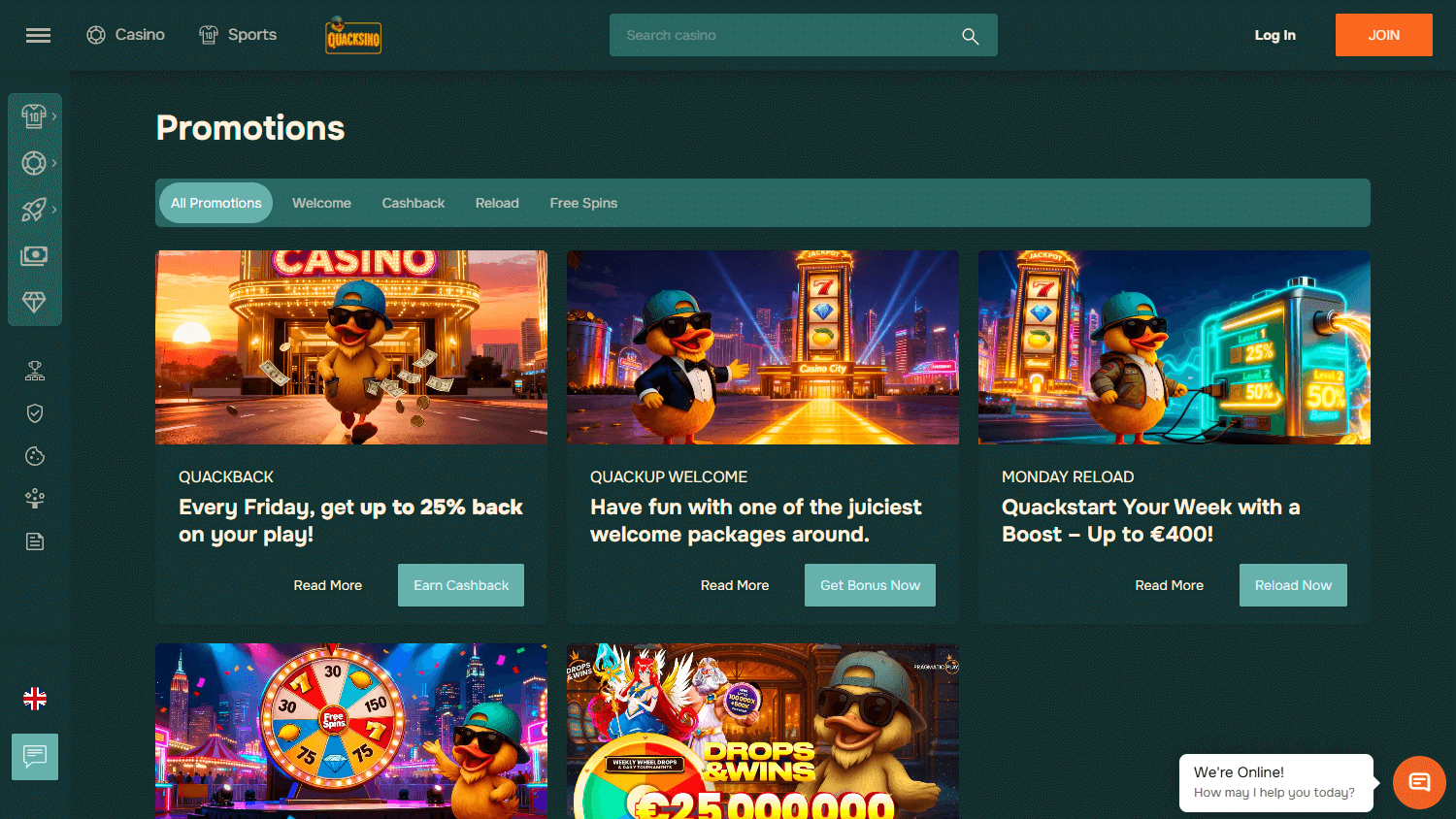 Quacksino_Casino_promotions_desktop
