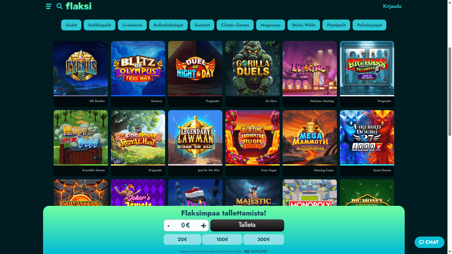 Flaksi_Casino_game_gallery_desktop