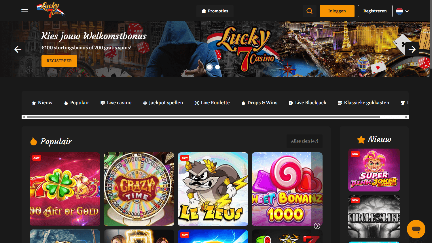 Lucky7_Casino_homepage_desktop