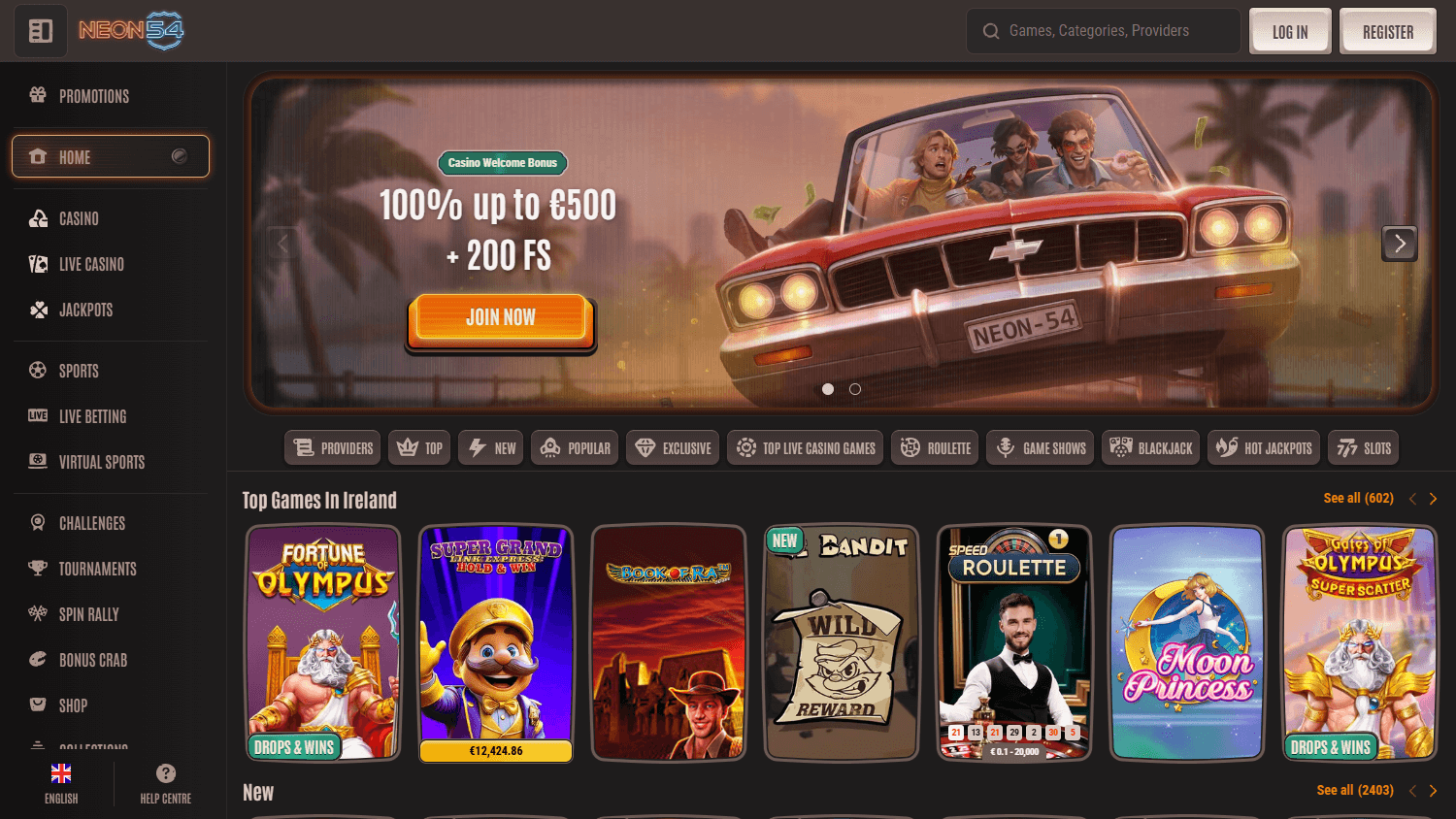 neon54_casino_homepage_desktop