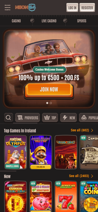 neon54_casino_homepage_mobile