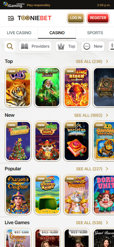 tooniebet_casino_on_game_gallery_mobile