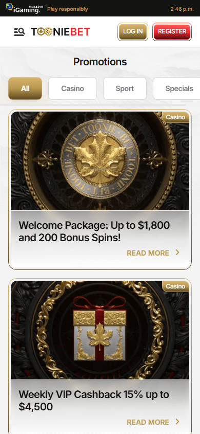 tooniebet_casino_on_promotions_mobile
