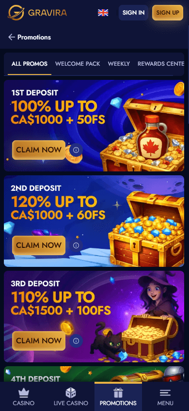 gravira_casino_promotions_mobile