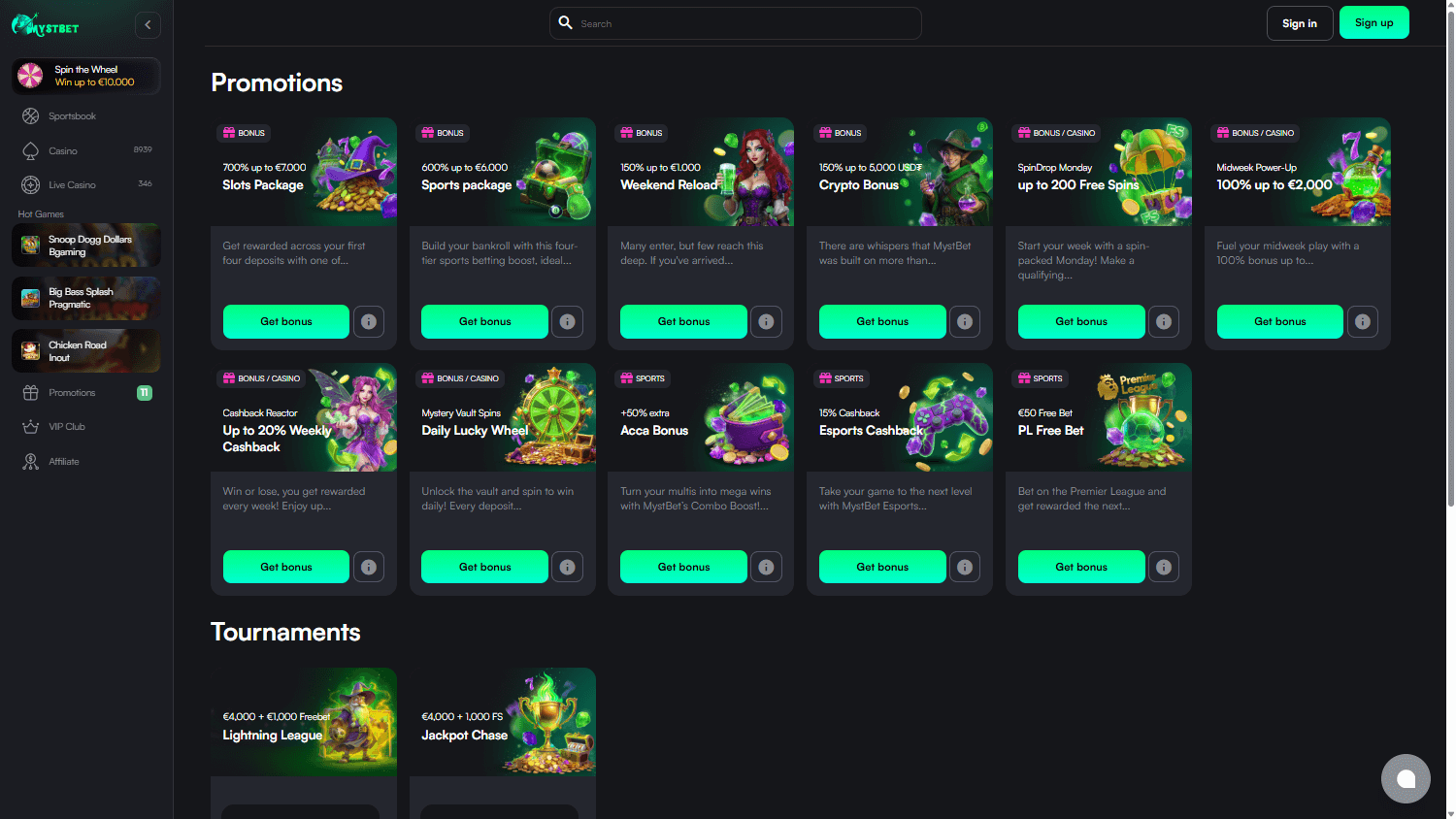 mystbet_casino_promotions_desktop