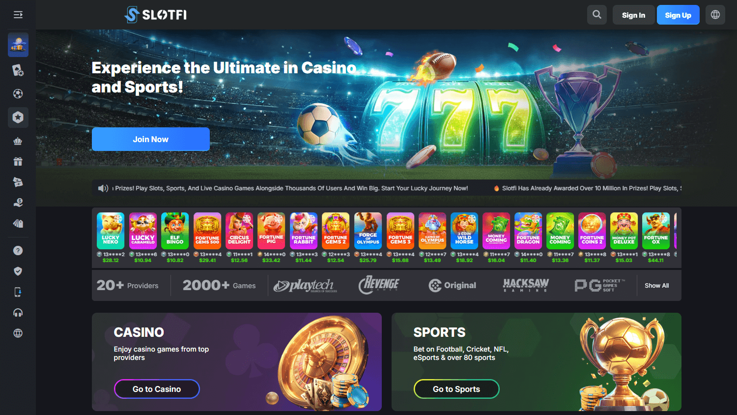 slotfi_casino_homepage_desktop