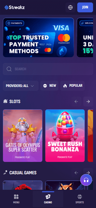 streakz_casino_homepage_mobile