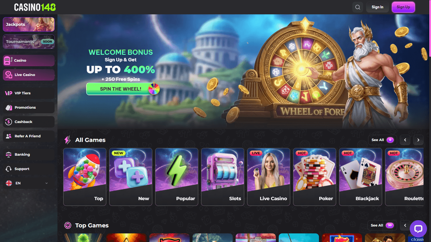 casino148_homepage_desktop