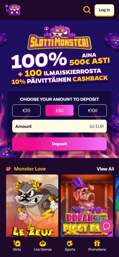 slottimonsteri_casino_homepage_mobile