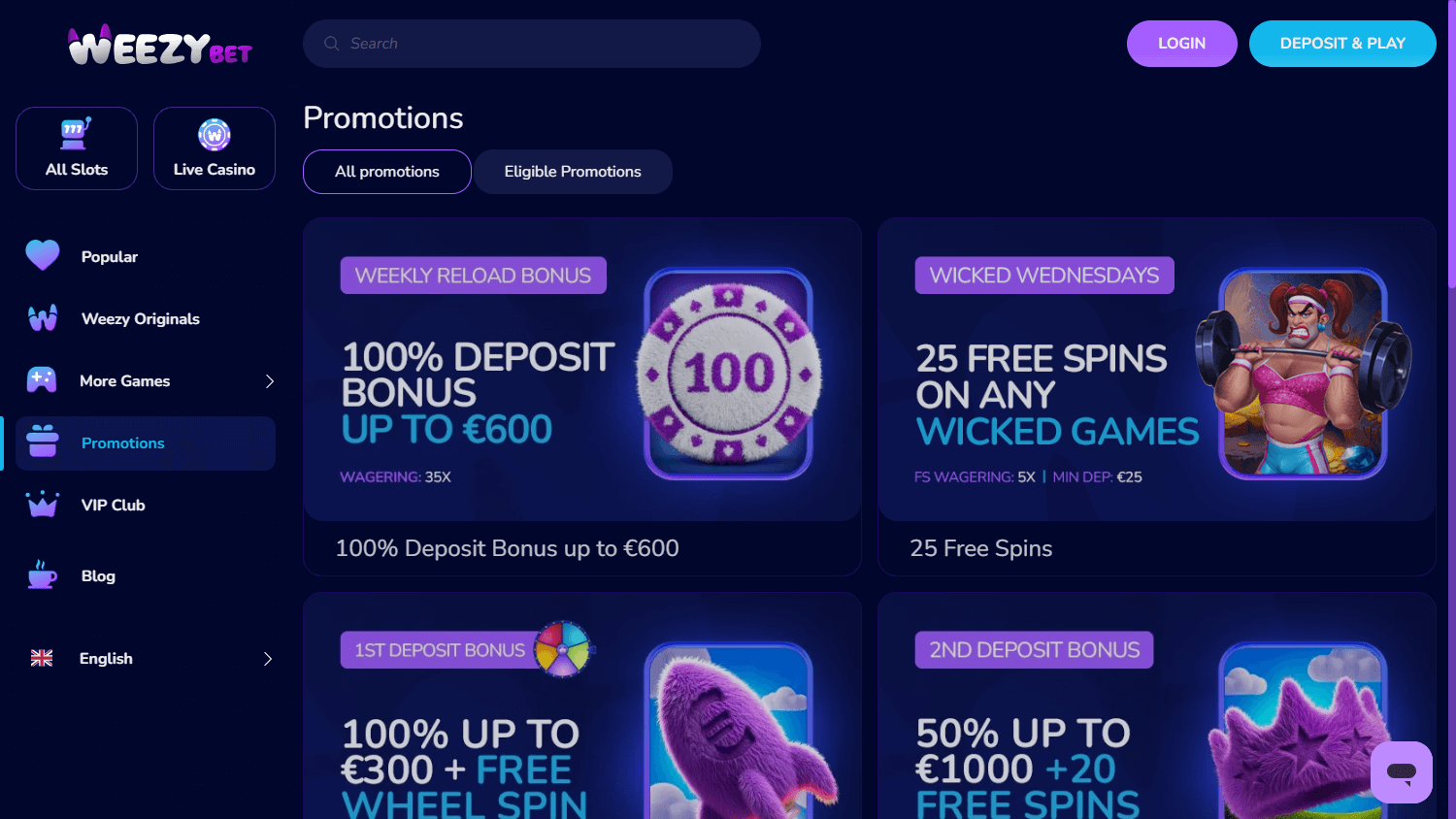 weezybet_casino_promotions_desktop
