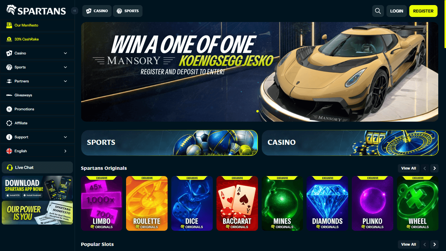 spartans_casino_homepage_desktop