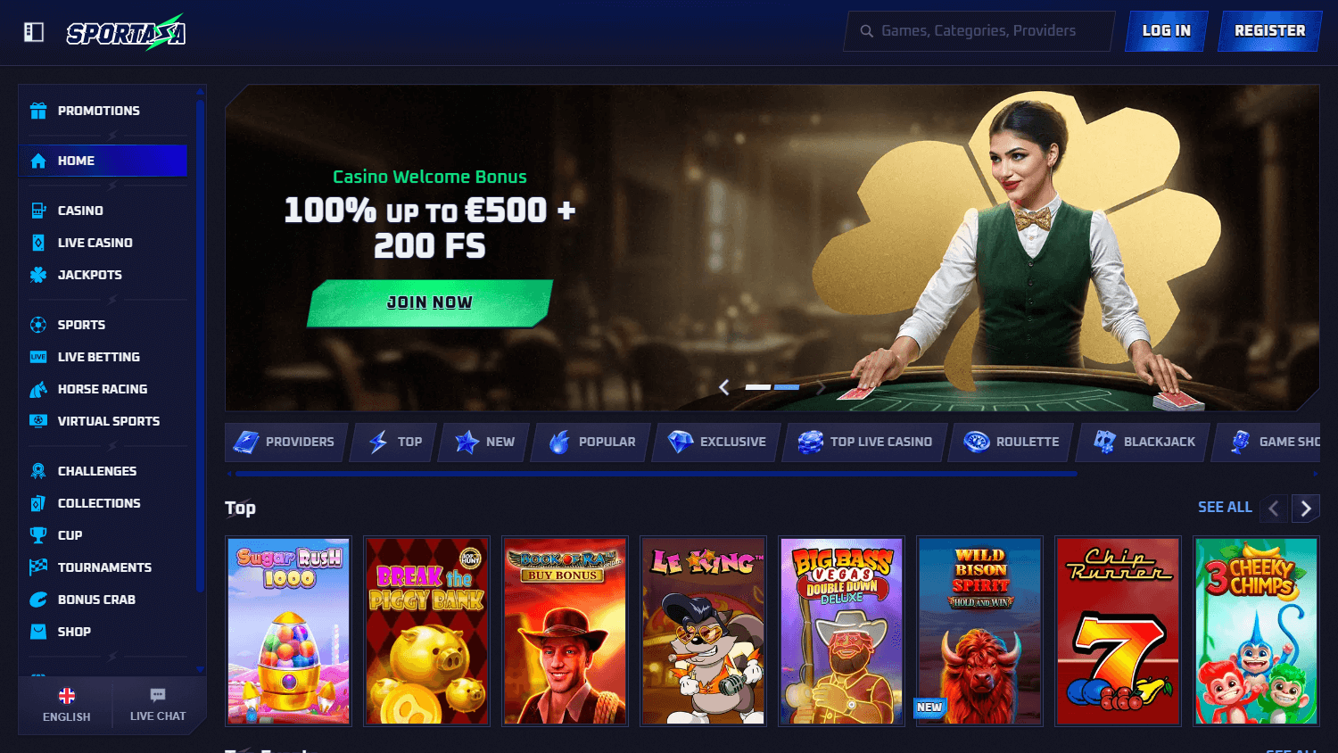 sportaza_casino_homepage_desktop