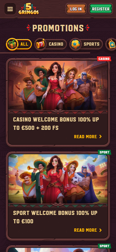 5Gringos_Casino_promotions_mobile