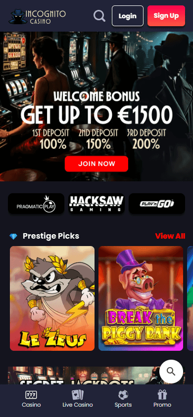 Incognito_Casino_game_gallery_mobile