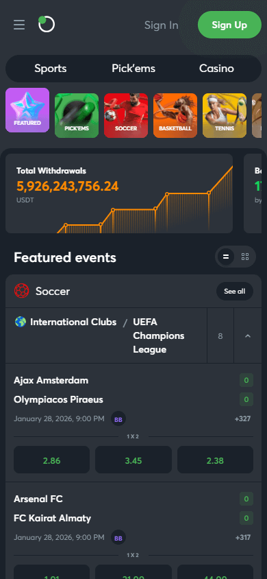 Sportsbet.io_Casino_homepage_mobile