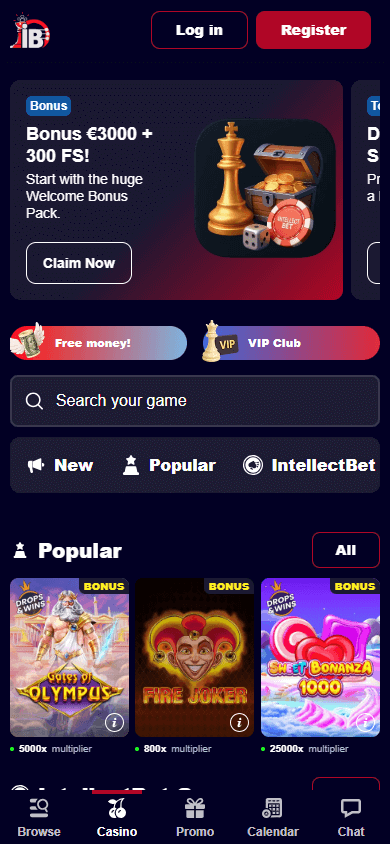 IntellectBet_Casino_homepage_mobile
