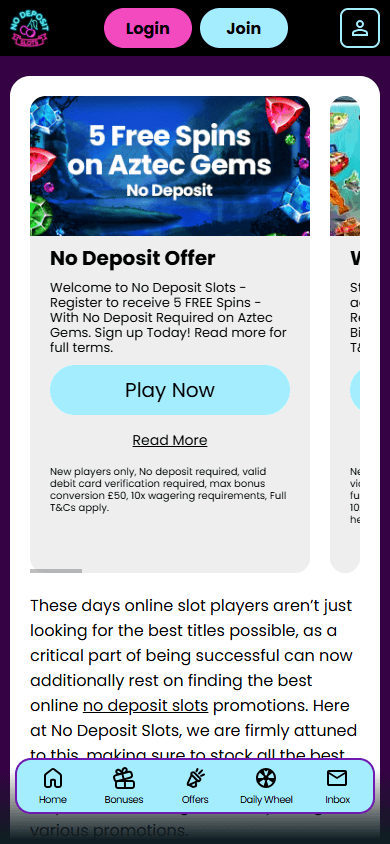 No_Deposit_Slots_Casino_promotions_mobile