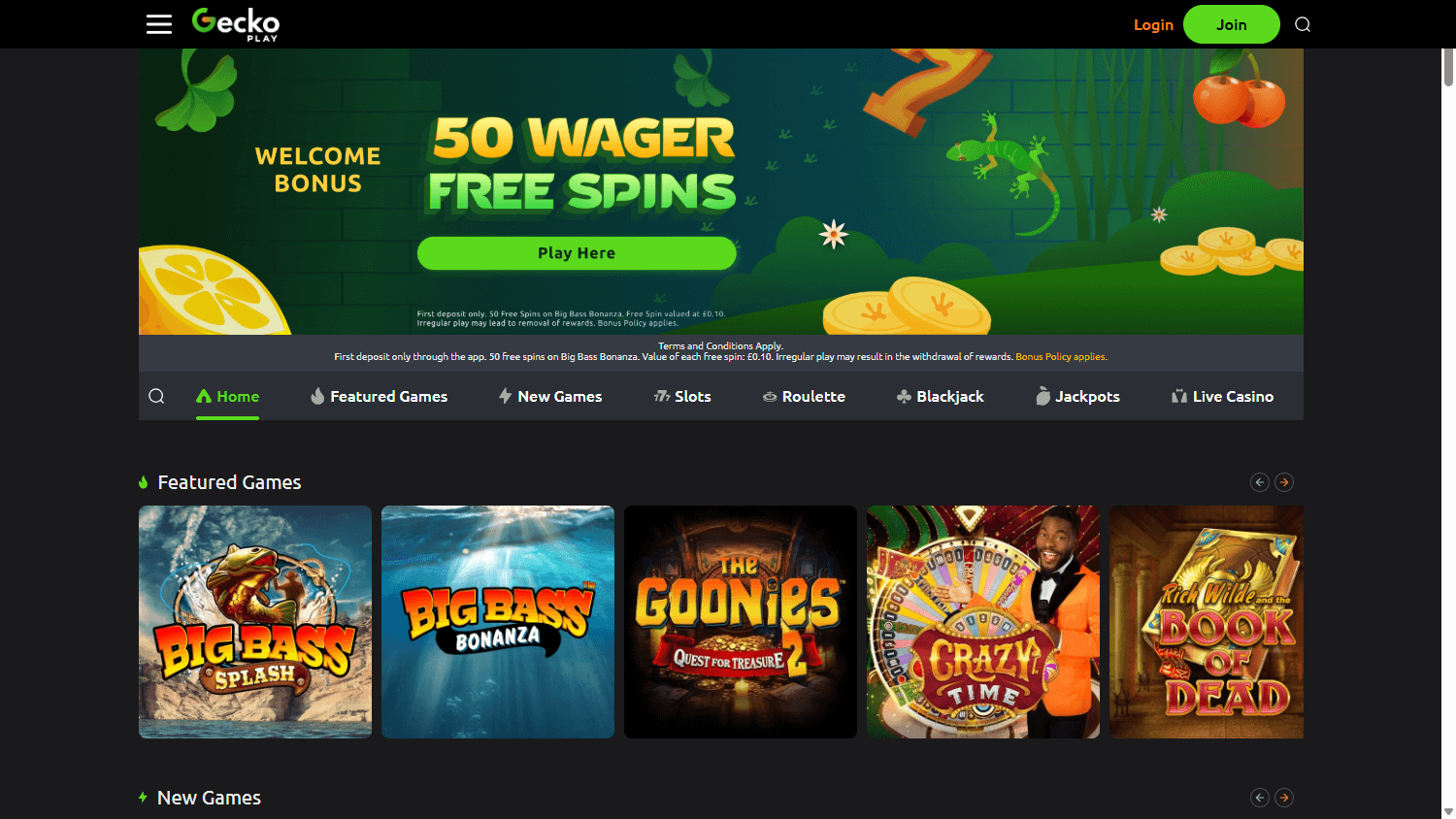 GeckoPlay_Casino_UK_homepage_desktop