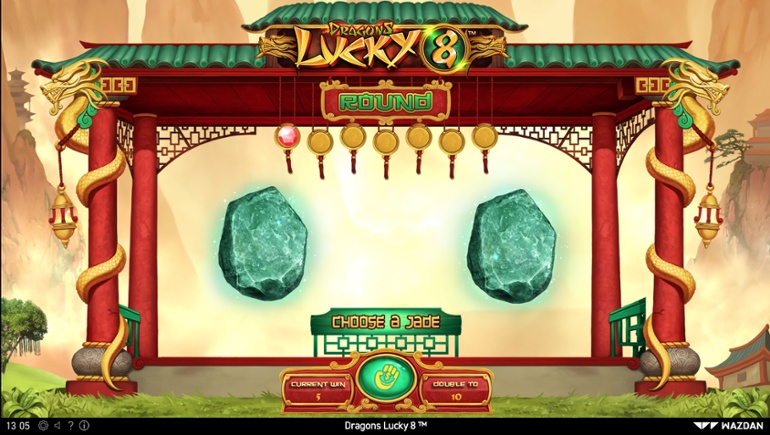 Dragons Lucky 8 gamble feature