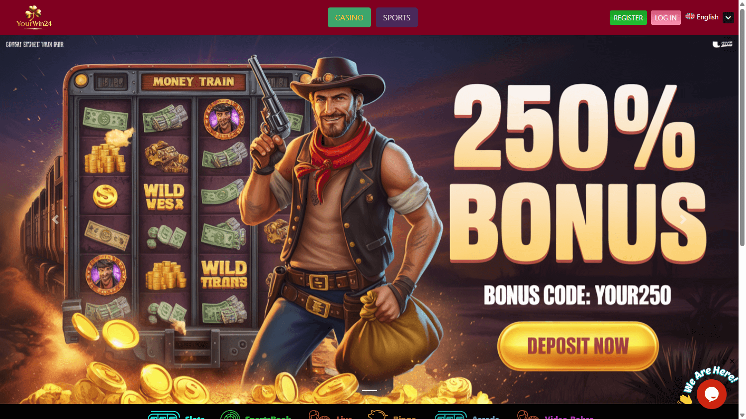 YourWin24_Casino_homepage_desktop