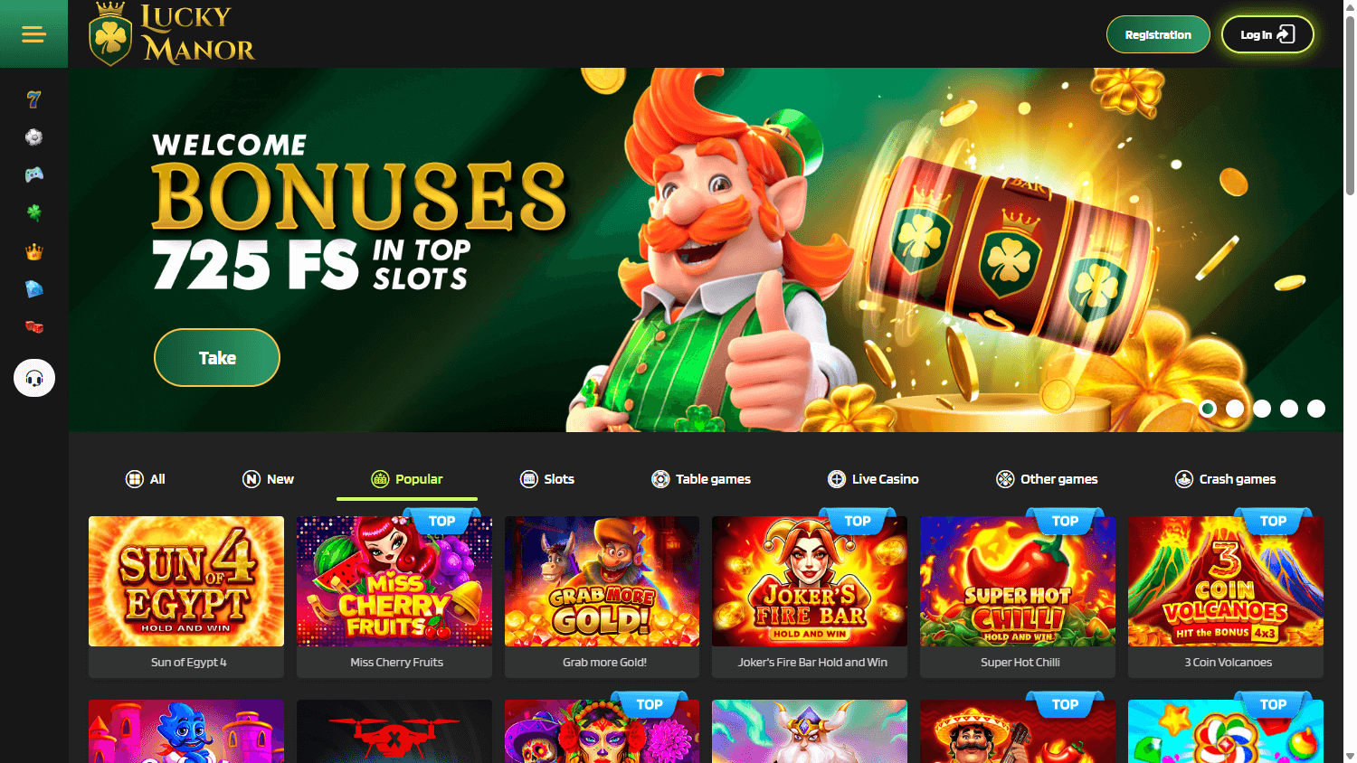 lucky_manor_casino_homepage_desktop