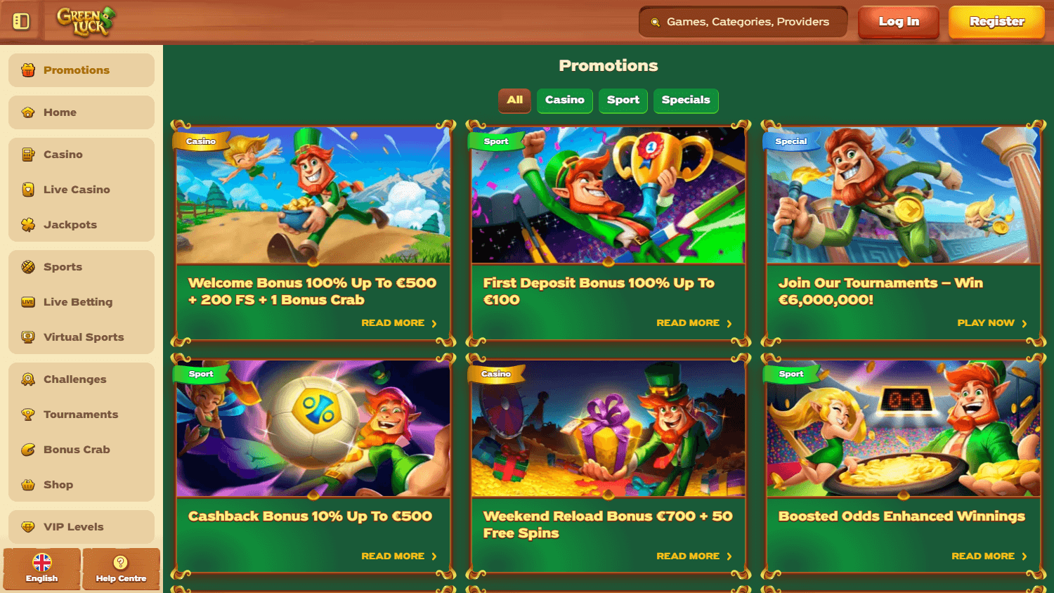 green_luck_casino_promotions_desktop