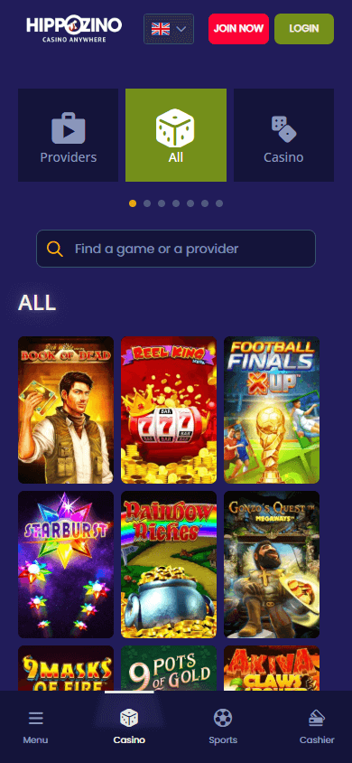 Hippozino_Casino_game_gallery_mobile