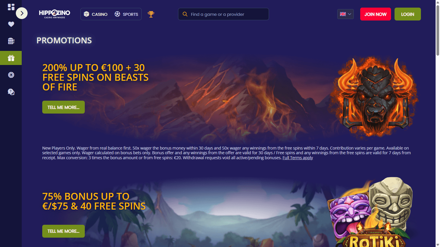 Hippozino_Casino_promotions_desktop