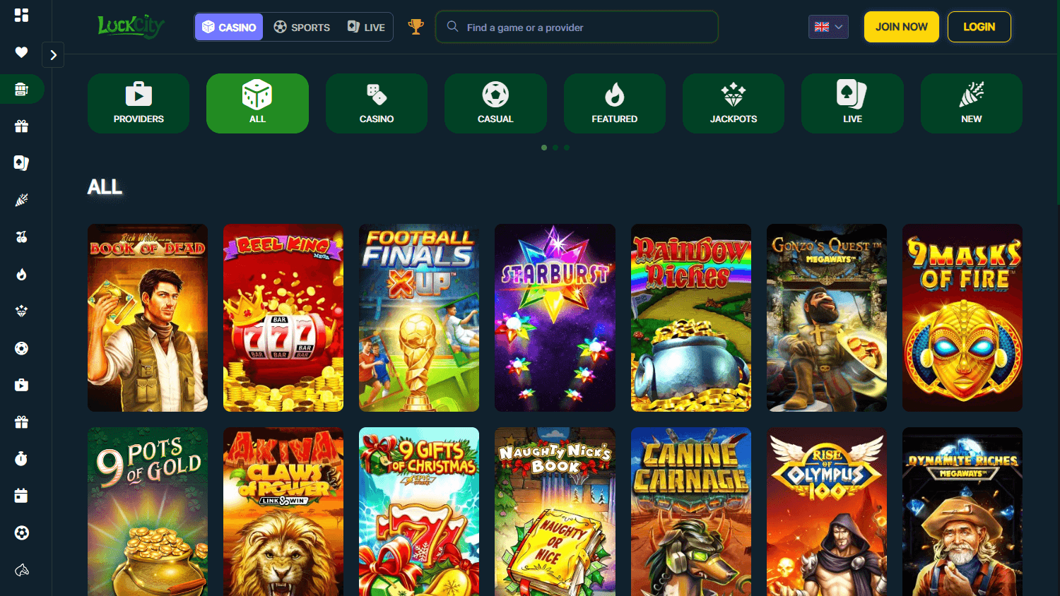 LuckCity_Casino_game_gallery_desktop
